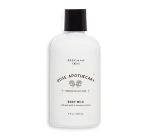 BEEKMAN 1802 ROSE APOTHECARY BODY MILK 8 oz with Goat Milk & Botanical Extracts - Picture 1 of 5