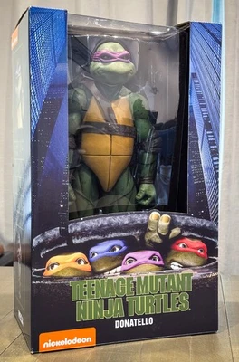 Figura de acción Donatello 1990 Teenage Mutant Ninja Turtles NECA escala 1/4 nueva en caja Foto 1 de 3