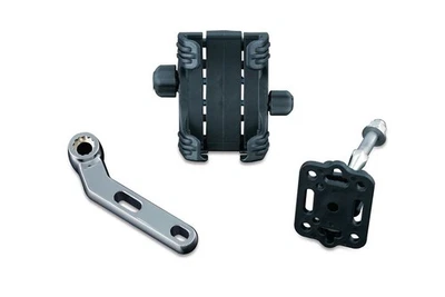 Kuryakyn Cradle Kit Clutch Chrome Perch Mount Device Black Harley Honda Indian - Image 1 of 3