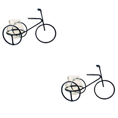  2 Pieces Übertopf Glas Glasbehälter Wasserpflanzvase Blumenarrangementbehälter - Bild 1 von 4