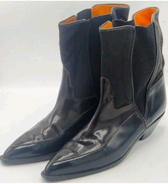 Donald J. Pilner Women’s Brown And Black Western Couture Boots - Image 1 of 4