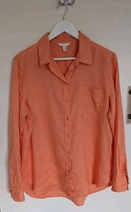 Womens H&M 100% linen long sleeve shirt - size M - Picture 1 of 5