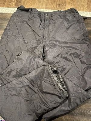 Men’s Big & Tall Black Insulated Snow Pants size 3X Skigear Winter   - Image 1 of 4