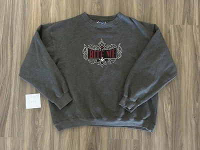 Vintage Big Dogs Crewneck Size XL Mens 1990s Embroidered Gray Preowned 90s  - Image 1 of 4