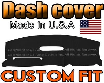 fits 1996-2000 CHRYSLER TOWN & COUNTRY  DASH COVER MAT DASHBOARD PAD / BLACK  - Image 1 of 4