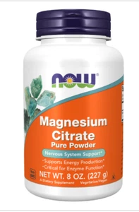 Now Foods Magnesium Citrate Powder, 8 oz. - Picture 1 of 3
