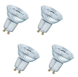 4x OSRAM LED PAR16 Spot 6,9W = 80W GU10 warmweiß 36° EEK:F (Spektrum A-G) - Bild 1 von 4