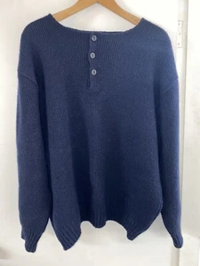 Thomas Cook Boot & Clothing Co Blue Knit Jumper - Large 48” - Made in Australia - Picture 1 of 11