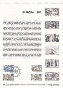 Philatelistisches Dokument 1. Tag: 14 1982 - Europa 1982 - Bild 1 von 1