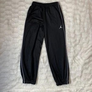 Air Jordan youth Black Elastic Waist Logo Activewear Sweatpant Size Large - Picture 1 of 7