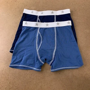Petit Clair Basics Boys Size 7 Blue/Navy Star Waistand 2 Pack Boxer Briefs New - Picture 1 of 3