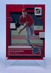 Reid Detmers 2022 Donruss #43 Red SP Rookie RC /2022 ( Angels ) - Bild 1 von 2