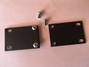 23" to 19" Inch Rack Reducer Adapter Converter Brackets Tab Steel 1 Space 1RU 1U - Picture 1 of 2