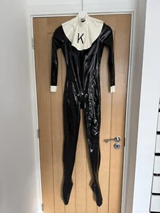 Libidex - Latex Rubber Sister Monica Catsuit - Female - Black - Size Small - Picture 1 of 3