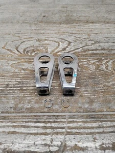 2002 02 01-06 Honda CBR600F4I CBR600 Rear Back Axle Chain Adjusters Pair Set - Picture 1 of 9