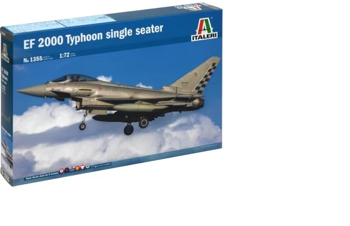 EF-2000 Typhoon single seater Italeri | N. 1355 | 1:72 - Immagine 1 di 1