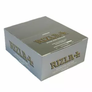 Rizla Silber Kingsize Slim Ultra Dünn Zigarette Rauchen Roll Papiere Originell - Bild 1 von 7