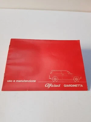 Manuale uso e manutenzione Alfa Romeo AlfaSud Giardinetta nuovo originale ed '75 - Immagine 1 di 4