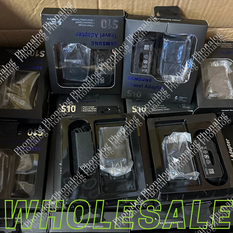 Adapter Fast Charger USB Type C With Phone Charging Cable For Samsung Galaxy Lot - Image 1 of 4