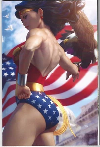 Wonder Woman 750 ArtGerm Exclusive PURE ART Variant Stanley Lau NM Rare HTF - Picture 1 of 2