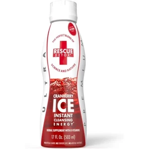Rescue Detox ICE - Cranberry Ice - 17oz | Works in 90 Minutes Up to 5 Hours - Picture 1 of 1