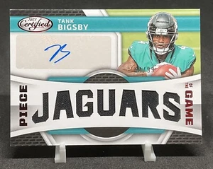 2023 Panini Certified TANK BIGSY (RC) /99 Red Rookie Patch AUTO Jaguars - Picture 1 of 2