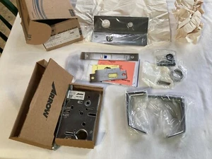 Arrow Lock BM12-XH-26D 463 LC R Storeroom Mortise Lockset, Right Hand, Satin Chr - Picture 1 of 6