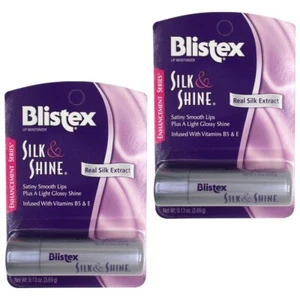 Blistex Silk & Shine: A Luxurious Lip Experience 0.13 Oz 2 Each - Picture 1 of 3