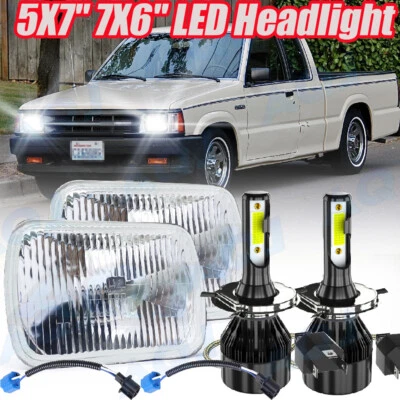 Фары головного света для Mazda B2200 B2000 B2600 GLC водительские и пассажирские левая и правая - Изображение 1 из 4