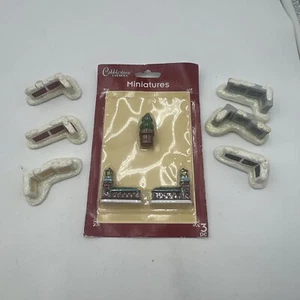 COBBLESTONE CORNERS MINIATURES 3 PIECE SET + 6 UNKNOWN PIECES - LOT OF 9 PIECES - Picture 1 of 11
