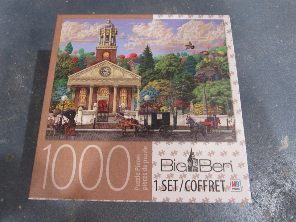 Church Jigsaw Puzzle - 1000 Pieces - Big Ben MB - Image 1 of 1