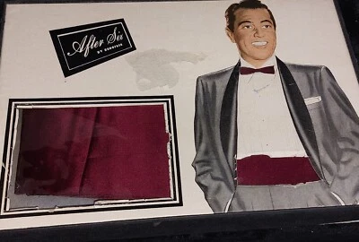 Vtg Rudofker After Six Red Silk Cummerbund Tuxedo Belt- no tie - Image 1 of 4