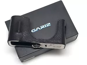 GARIZ XS-CHX100VBK Black Leather Half Case for Fujifilm X100v - Picture 1 of 17