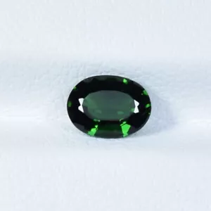 TORMALINA 0,80 ct TOP CROMO LUCIDO VERDE / CROMO NATURALE - Video gemme ovali - Foto 1 di 2