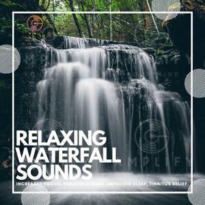WATERFALL SOUNDS CD for Relaxation Meditation Stress DEEP SLEEP FOCUS