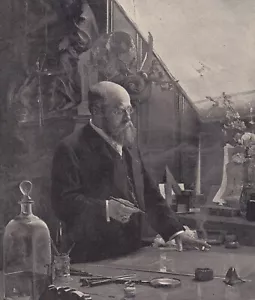H.Temple "William Unger im Atelier" Heliogravure 19.Jahrh. bei "Reproduction" - Picture 1 of 3