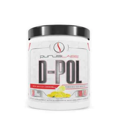Purus D-POL Powder: Hardcore Testosterone & Nitric Oxide Booster, 30srv Lemonade - Image 1 of 4