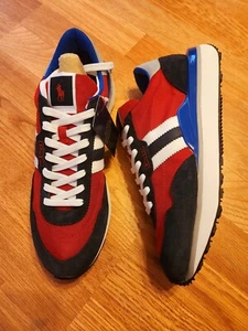 POLO RALPH LAUREN Herren Sneaker Gr. 11,5 Low Top Leder Wildleder Zug Tennisschuh - Bild 1 von 16