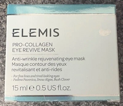 ELEMIS PRO-COLLAGEN EYE REVIVE MASK 15ML BOXED, EXPIRY 2027-RRP £60 - Image 1 of 3