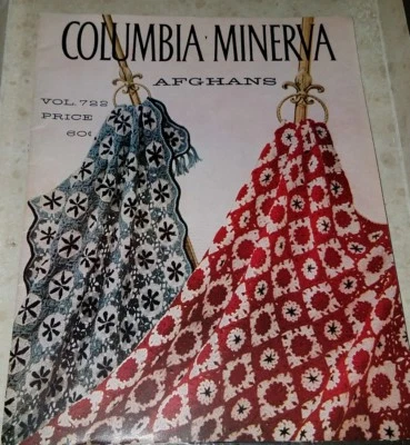 AL21 COLUMBIA-MINERVA AFGHANS - 14 KNIT & CROCHET DESIGNS - Image 1 of 4
