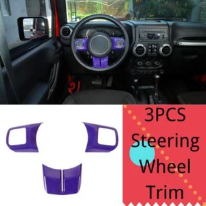 For Jeep Wrangler JK 11-17 Grand Cherokee 11-13 Compass11-16 Steering Wheel Trim - Bild 1 von 5