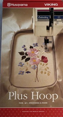 Husqvarna Viking Plus Embroidery Hoop For #1+ Orchidea & Rose  - Image 1 of 4