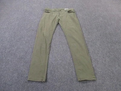 Diesel Pants Men 34 Green Canvas Slim Skinny Straight Outdoor Troxer Workwear - Image 1 of 4