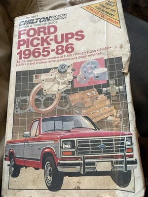 奇尔顿福特皮卡车 1965 - 86 维修和调整指南 F100 F150 F250 ü — 第 1/3 张图片