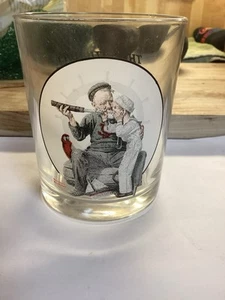 Norman Rockwell Saturday Evening Post Sammler Glas - Bild 1 von 2