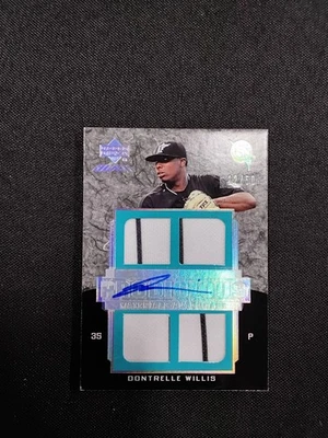 2007 Upper Deck 黑色 - 巨大材料亲笔签名 Dontrelle Willis #PR-DW — 第 1/2 张图片