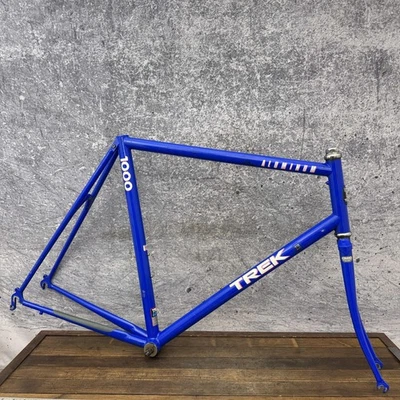 Cuadro de bicicleta de carretera Trek 1000 de aluminio vintage 60 cm retro EE. UU. 700c 126 mm grande Foto 1 de 4