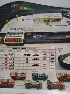 1971 Mattel Sizzlers AD Seite Vintage alt wie besehen Hot Wheels Fat Track - Bild 1 von 2