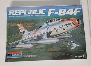 Monogram Republic F-84F 1/48 Scale Model Kit No. 5437 Sealed - Picture 1 of 6