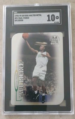 Paul Pierce RC⚡️1998-99 Molten Metal Xplosion SGC 10 💎 GEM MINT 🏀 CELTICS HOF - Image 1 of 2